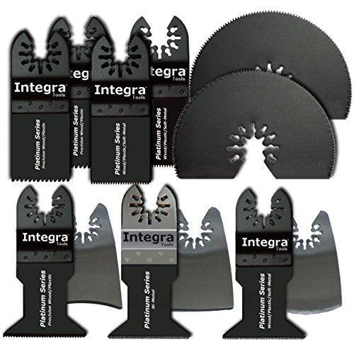 QFM151; 12pc Pro Grade Oscillating Quick Release Variety Multi Tool Saw Blade Fits Fein Makita Bosch Craftsman Ridgid Ryobi Makita Milwaukee Dewalt Chicago Stainley Skil King Dewalt King Canada Worx