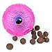 Rosmax Interactive Dog Toy, IQ Treat Ball Food Dispensing Toys For Small/Medium/Large Dogs Durable Chew, Nontoxic Rubber And Bouncy Dog Ball Shape Design Cleans Teeth, 3'' L