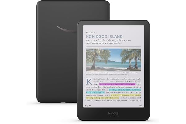 Amazon Kindle Colorsoft 16 GB (newest model) – With colour display and adjustable warm light – No ads – Black