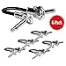 Hosa IRG600.5 Guitar Patch Cable Low Profile Right Angle 6 Pack - (6 Inches) (Black) (Angled) primary
