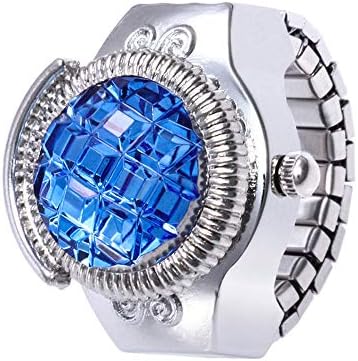 Clearance On Sale Watches,FRana Finger Ring Watch Retro Leather Band Luxury Fashion Wrist Watch Analog Quartz Watch