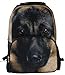 Animal Face™ 3D Animals German Shepherd Backpack 3D Deep Stereographic Felt Fabric