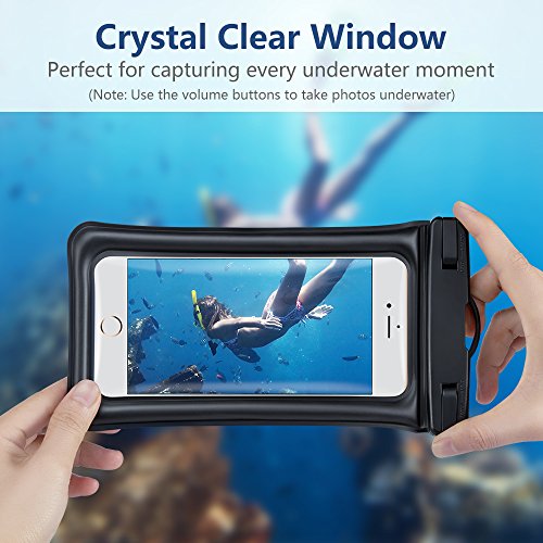 image for Universal Waterproof Case, Powerman Dry Bag TPU Floating Waterproof Ph