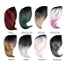 AliLeader 14inch Short Bob Wigs Ombre Blonde Wigs no Bangs Straight Wigs for Black Women Cosplay Synthetic Wig Natural As Real Hair