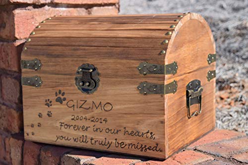 Large Pet Memory Keepsake Box - Pet Memorial - Memory Chest - Pet Memory Box - Custom Pet Memory Chest - Memory Box