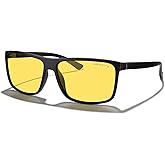 MERRY'S Rectangular Polarized Sports Sunglasses for Men Women Cycling Driving Fishing UV400 Protection S8225