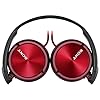 Sony MDR-ZX310 Foldable Headphones - Metallic Red