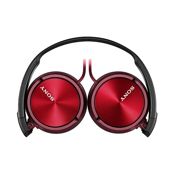 Sony MDR-ZX310 Foldable Headphones - Metallic Red