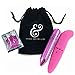 3pc Pink Luxury Massager Set, AAA Bullet Massager, AA Dolphin Curved Tip Massager, Vibrating Massage Ring... Perfect Gift Set