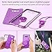 OCYCLONE Galaxy S8 Plus Case, Cute Glitter Phone Case for Women Girls with Kickstand, Bling Diamond Rhinestone Bumper with Ring Stand Compatible with Galaxy S8 Plus Case for Girl Women - Purple
