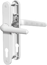 Bwintech 1 Set White UPVC Door Handle 92mm 210mm 243mm Plate Length