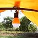 2 Pack Portable LED Lantern Tent Light Bulb for Camping Hiking, Battery Powered Camping Equipment for Outdoor & Indoor by SlimK (Yellow+Green)