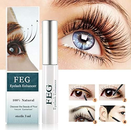 FEG Eyelash enhancer. The most powerful eyelash growth Serum 100% Natural. Promote rapid growth of eyelashes by FEG