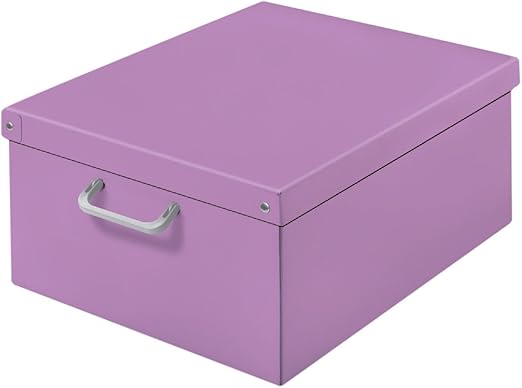 Kanguru Baulotto Lilla, Caja en cartón, Dimension 50x40x25 cm: Amazon.es: Hogar