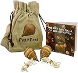 Spinning Tops Classic Wood Peg-Style Set