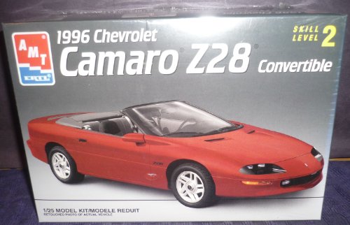 #8034 AMT /Ertl 1996 Chevrolet Camaro Z28 Convertible 1/25 Scale Plastic Model Kit,Needs Assembly