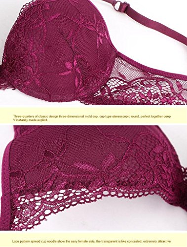 Nature-Set-biancheria-intima-da-donna-con-pizzo-Push-Up