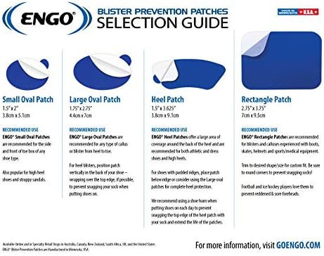 Engo Oval Blister Prevention Patches (6 Patches), Beige - Image 4