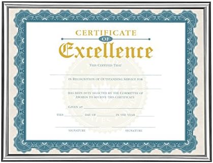 V-LIGHT Multi-Pack U-Channel Value Document Frame, Silver, Pack of 6