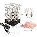 Greenclick Himalayan Salt Lamp Pink Rock Salt Lamps Night Light, Himalayan lonic Natural Salt Crystal Light Lamp with Wooden Base,Dimming Switch & UL-Listed Cord Best Gift Idea