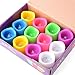 Set of 12 Colour Changing Flickering Flameless LED Candle Light Tea light Mood Light (Battery include) for Wedding Party Club Decor in White LD027