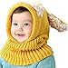 Bienvenu Toddler Hat Scarf Earflap Hoodie, Yellow, One Size