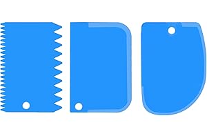 VNAKER Surfboard Wax Comb Set - 3Pack Surfboard Scrape Comb and Surf Wax Remover