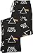 Pink Floyd Men's Sleep Pants Bottoms Dark Side of the Moon Print Cotton Black