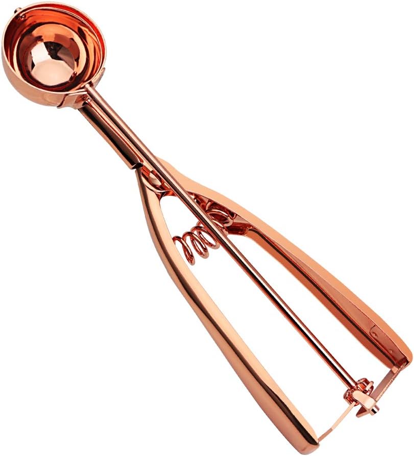 Ice Cream Scoop with Trigger Release,Professional Cookies Fruits Scoop