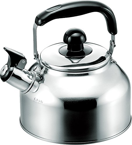 18-8 Stainless Steel Lid Wide Whistling Kettle 2.7Lï¼ˆjapan importï¼‰