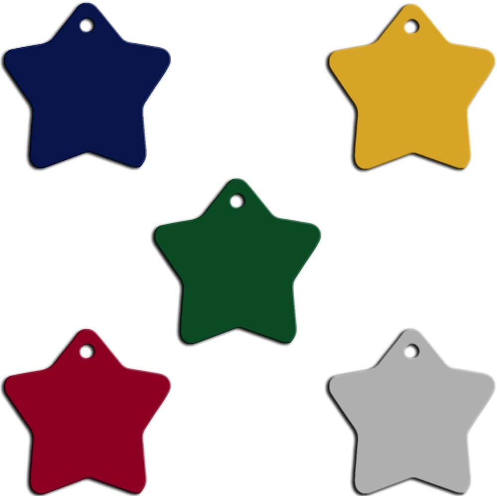 star shaped dog tag