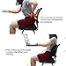 Back Cushion Gel Memory Foam Cushion for Back Pain Relief Home Use Lumbar Pillow Back Support Mesh Pad for Office Clerk, Driver, Game Player