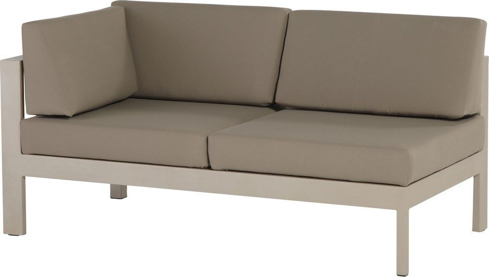4 Seasons Outdoor Cosmo Modular 2 Seater Right Arm Taupe With 5 Cushions Amazon Co Uk Garden Outdoors