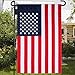 HOOSUN USA Garden Flag, American Garden Flag Embroidered Stars Classic United States Garden Flags Sewn Stripes & Double Stitched 18 x 12 Inch (USA-Embroidered Stars)