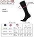 DANISH ENDURANCE Organic Graduated Compression Socks (Blue 1 Pair, US Women 11-13 // US Men 9.5-12.5)