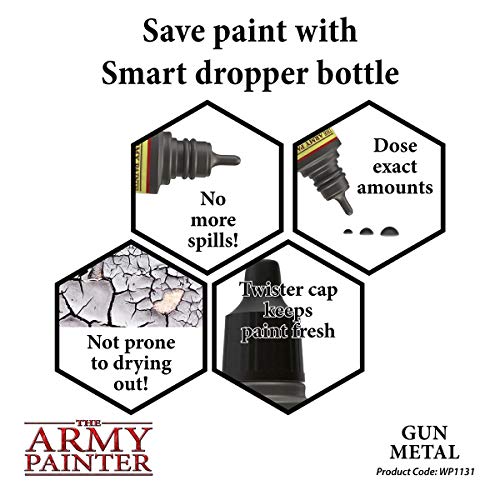 Army Painter ARM01131 Army Painter Paint Metallics: Gun Metal – Bild 4