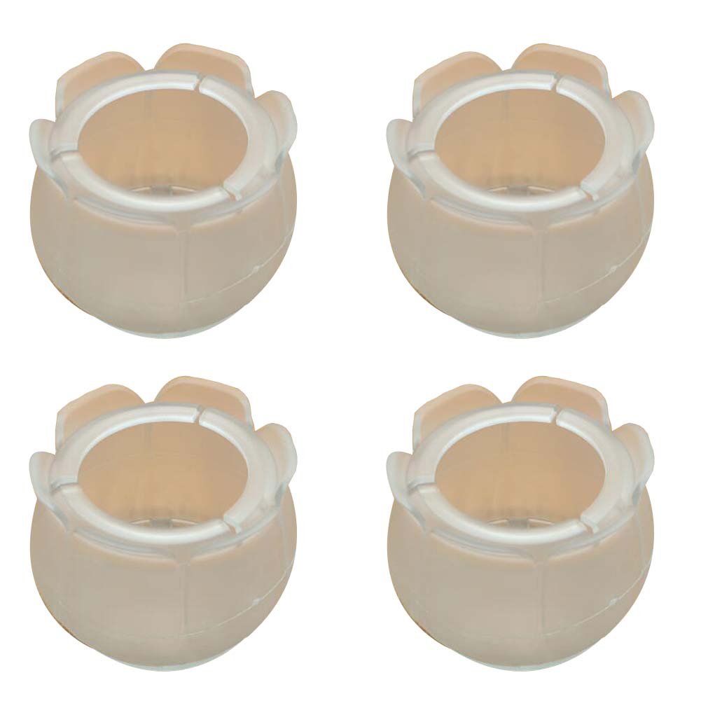 Phoenix Wonder 24pcs Transparent Silicone Chair Leg Floor