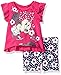Disney Baby Girls' Minnie Mouse Bike Short Set with Fashion Top