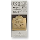 Traveler's Notebook Brass Clip TRC Logo Pattern 43089006