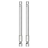 HARFINGTON 2pcs H5.0 Hex Head Screwdriver Bit 5.0mm
