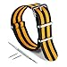UNITED Watch Bands - NATO Band - Choice of Color & Width; 18mm 20mm 22mm 24mm -Ballistic Nylon Strap Watch Band Replacement for Men or Women -Durable, Comfortable, Waterproof -Stainless Steel Buckles