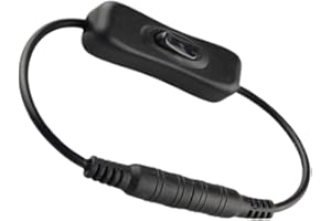 SEWCHICS Guitar Effects Power Supply Extension Cable 9V 12V 18V with Switch for Single Pedal Effectors