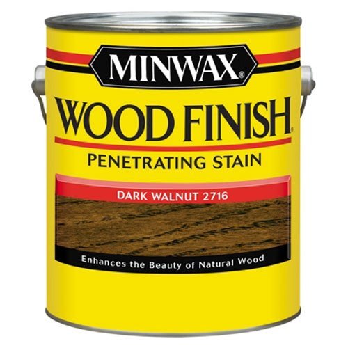 Minwax 71012000 Wood Finish Penetrating Stain, gallon, Dark Walnut