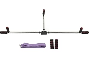 3 Bar Leg Stretcher, Adjustable Leg Split Stretching Machine, 9 - Hole Stainless Steel Leg Stretch Trainer for Ballet Dance H