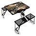 Harley-Davidson Sports Picnic Table, Fold-Able City Night Print, Black 811-00