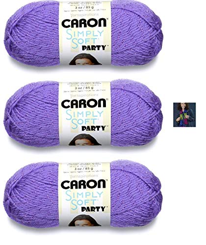 Amazon Com Caron Simply Soft Party Yarn 3 Pack With