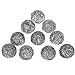 10Pcs Tobacco Screen Pipe Silver Screen Filter Screen Metal Ball 17mm Combustion Durable Tool