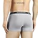 DAVID ARCHY Men's 4 Pack Underwear Ultra Soft Comfy Breathable Bamboo Rayon Trunks No Fly (S, Green/Gray)
