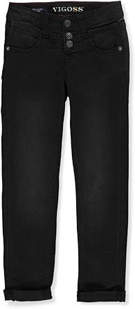 girls button fly jeans