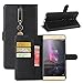 Lenovo Phab 2 Pro Case, Fettion Premium PU Leather Wallet Flip Phone Protective Case Cover with Card Slots, Stand Feature and Magnetic Closure for Lenovo Phab 2 Pro Smartphone (Wallet - Black)